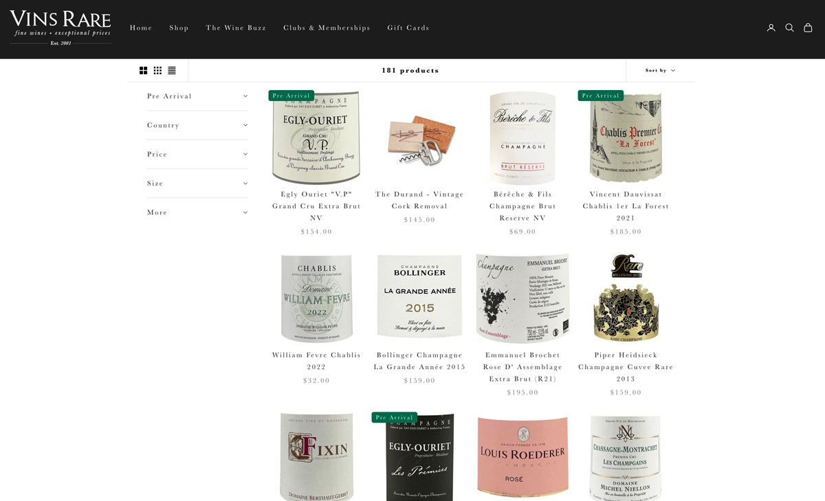 VinsRare - Premium Wine Shop 